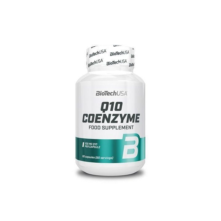 Kofermento Q10 kapsulės BioTechUSA Q10 Coenzyme 100 mg, 60 kapsulių