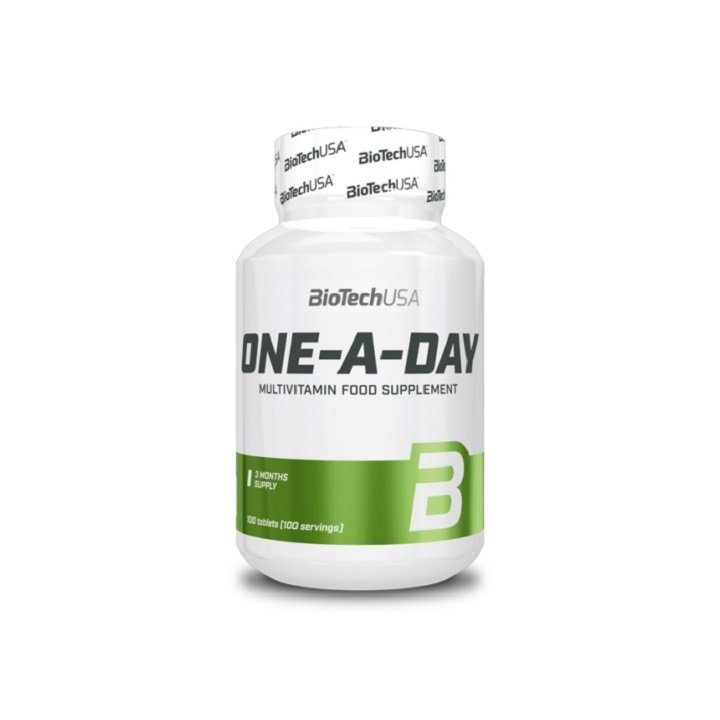 Multivitaminų ir mineralų tabletės BioTechUSA One A Day 100 vnt.