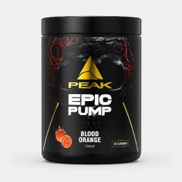 Treniruočių booster PEAK Epic Pump 500 g, Blood Orange skonio