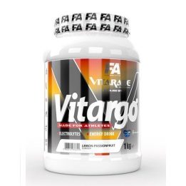 Angliavandenių papildas sportui FA Vitarade Vitargo 1 kg, citrinų ir pasiflorų skonio