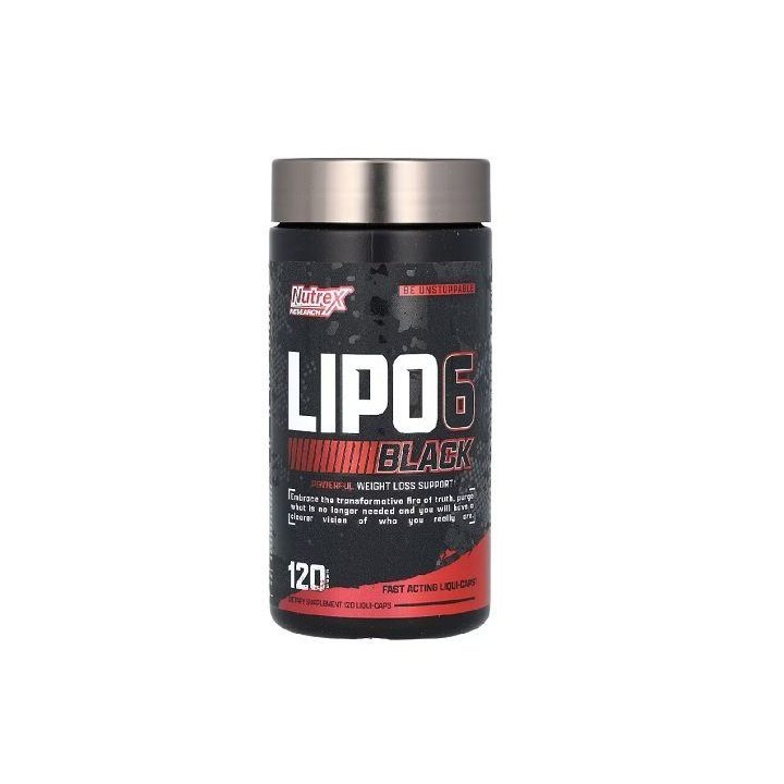 Maisto papildas kapsulėmis Nutrex Research Lipo-6 Black 120 kapsulių