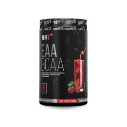 EAA ir BCAA amino rūgščių milteliai MST 520 g, laukinių vyšnių skonio