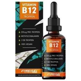 Vitaminas B12 lašai ProFuel 50 ml, 1800 lašų