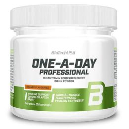Vitaminų ir mineralų gėrimo milteliai BioTechUSA One-A-Day Professional 240 g, apelsinų skonio