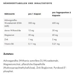 Ašvagandos kapsulės ESN Ashwa+ 120 kapsulių