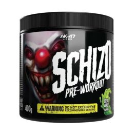 Pre-workout milteliai AK47 Labs Schizo 400 g, obuolių skonio