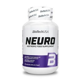 Maisto papildas kapsulėmis BioTechUSA Neuro 60 kapsulių