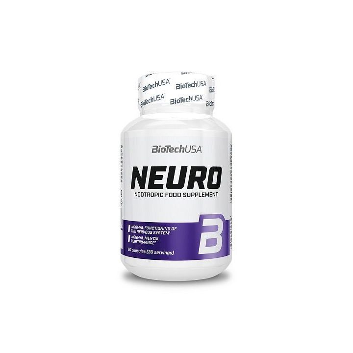 Maisto papildas kapsulėmis BioTechUSA Neuro 60 kapsulių