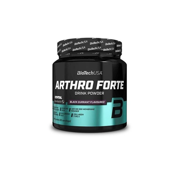 Maisto papildas sąnariams ir kaulams BioTechUSA Arthro Forte 340 g, juodųjų serbentų skonio