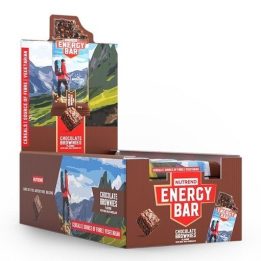 Energinis batonėlis Nutrend Energy Bar 20 x 60 g, šokoladinio braunio skonio