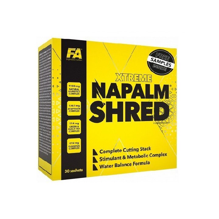 Maisto papildas kapsulėmis FA Nutrition NAPALM SHRED 30 porcijų