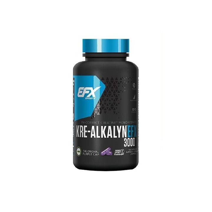 Kreatino kapsulės EFX Kre-Alkalyn 3000, 120 kapsulių