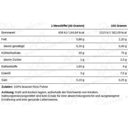 Ryžių milteliai XXL Nutrition Perfect Rice Powder 5 kg