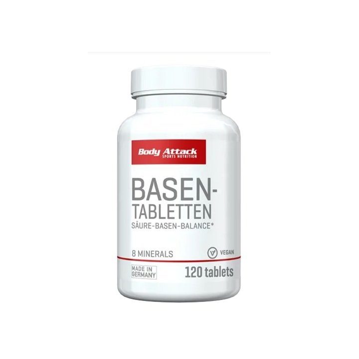 Mineralų tabletės Body Attack Basentabletten 120 kapsulių