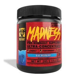 Treniruočių booster Mutant Madness 225 g, mėlynių aviečių skonio