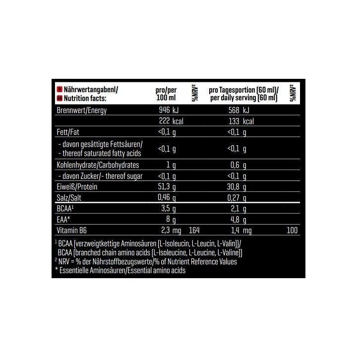 Amino rūgščių skystis Body Attack Beef Amino 1000 ml, vyšnių skonio