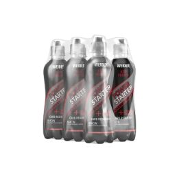 Energinis gėrimas Weider Power Starter 6 × 500 ml, raudonųjų vaisių skonio
