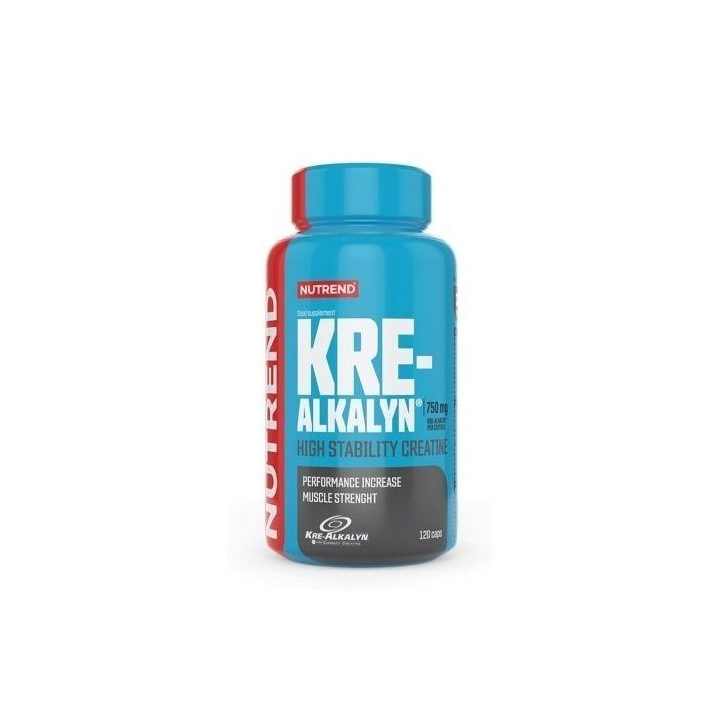 Kreatino monohidrato kapsulės Nutrend Kre-Alkalyn 120 kapsulių