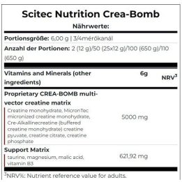 Kreatinas Scitec Crea-Bomb 660 g