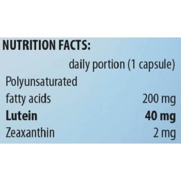 Luteino kapsulės Activlab Lutein Extra 30 kapsulių