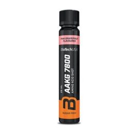 Aminorūgščių shot BioTechUSA AAKG 7800 20 × 25 ml, rožinių greipfrutų skonio