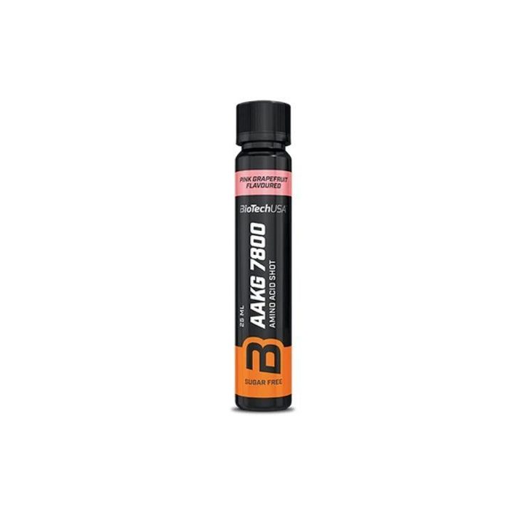 Aminorūgščių shot BioTechUSA AAKG 7800 20 × 25 ml, rožinių greipfrutų skonio
