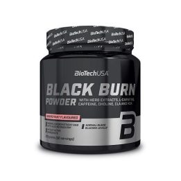 Maisto papildas svorio kontrolei BioTechUSA Black Burn Powder 210 g, greipfrutų skonio