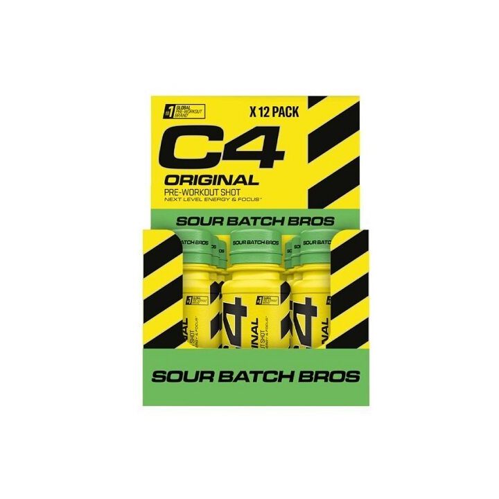 Pre-workout shot Cellucor C4 Original 12 × 60 ml, citrusinių uogų skonio
