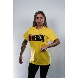 Universal Animal geltoni sportiniai marškinėliai Logo '77