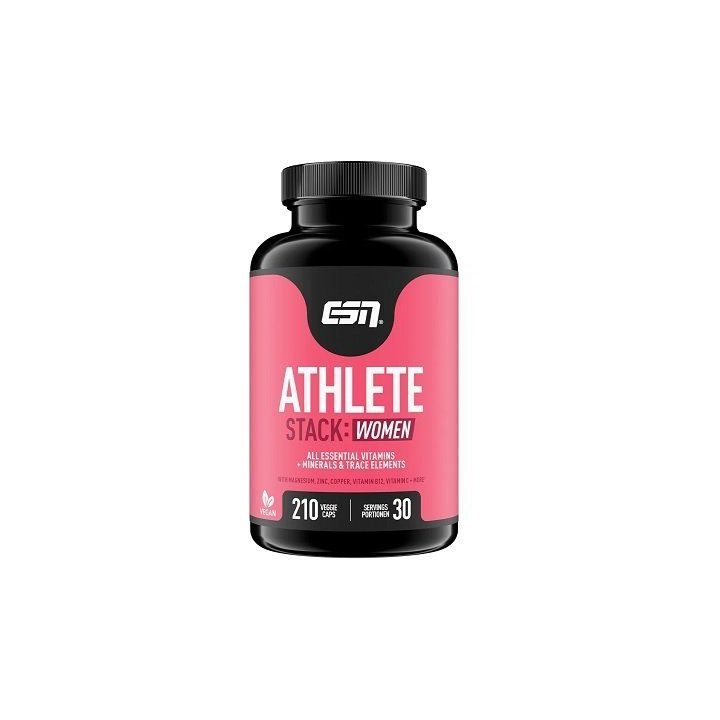 Vitaminų ir mineralų kapsulės ESN Athlete Stack WOMEN 210 kapsulių
