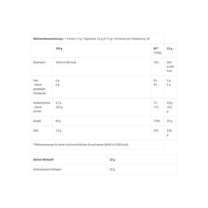 Hidrolizuoto kolageno gėrimo milteliai BioTechUSA Clear Collagen 308 g, braškių ir spanguolių skonio