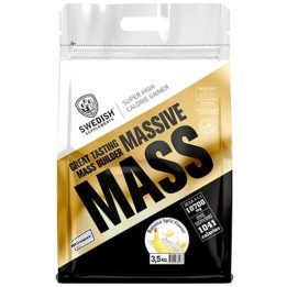 Gaineris Swedish Supplements Massive Mass 3,5 kg, banana split skonio
