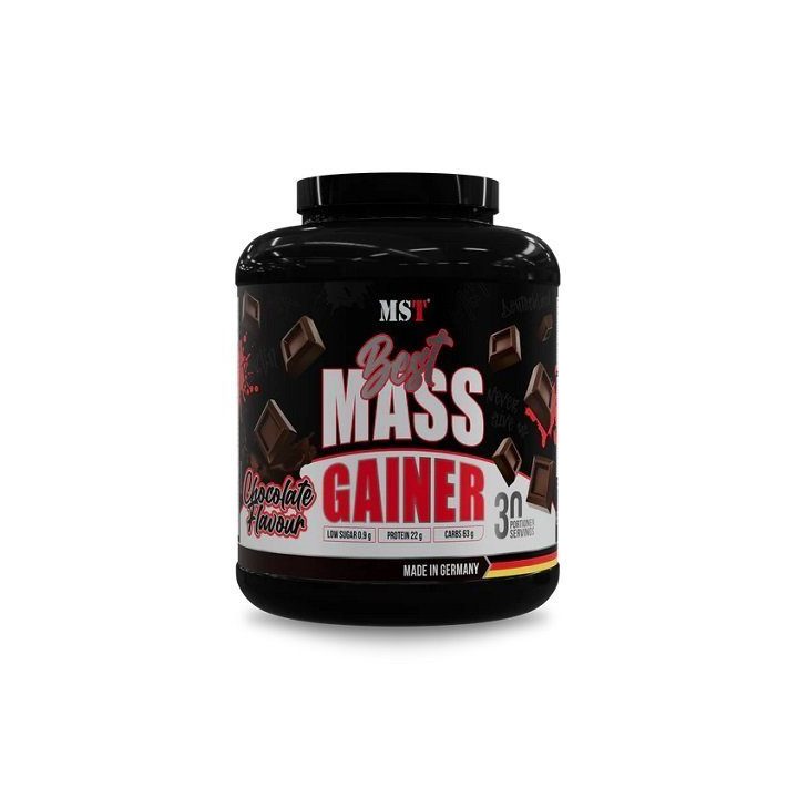Masės auginimo gaineris MST Best Mass 3000 g, šokolado skonio