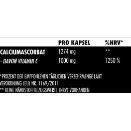 Vitaminas C Big Zone Buffered 120 kapsulių