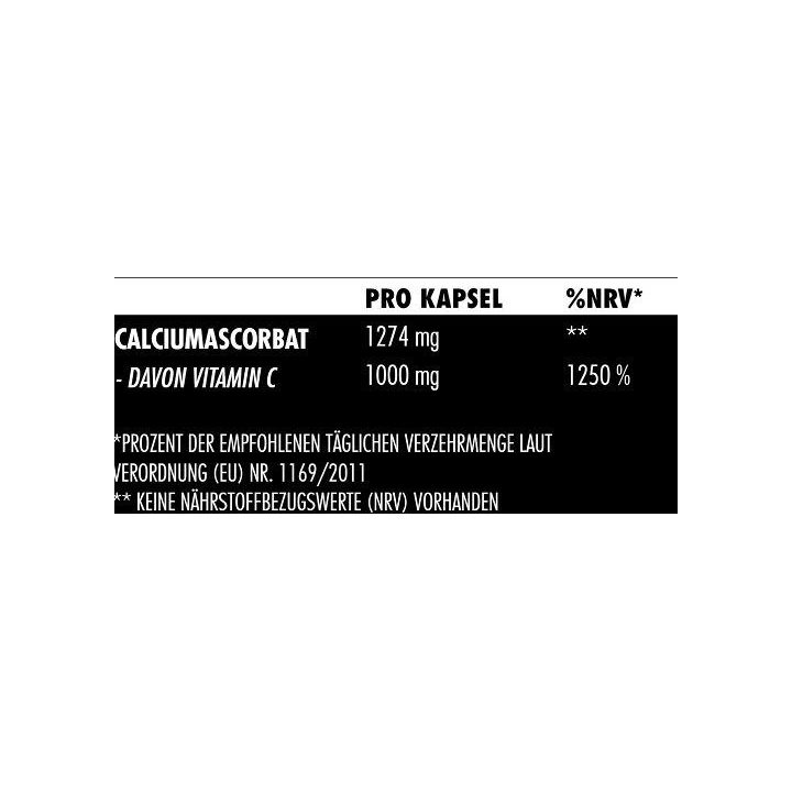 Vitaminas C Big Zone Buffered 120 kapsulių