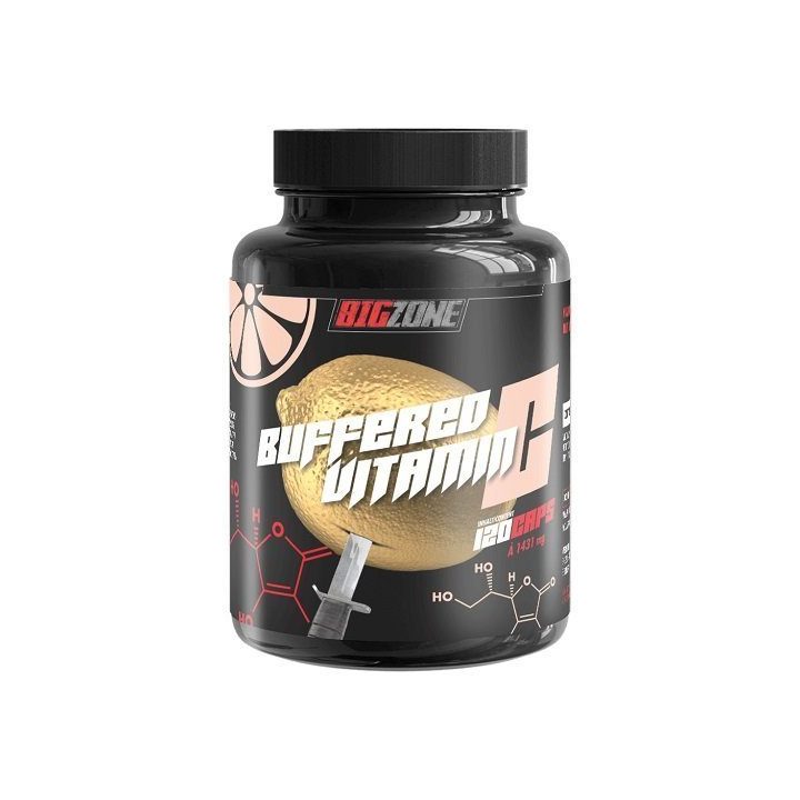 Vitaminas C Big Zone Buffered 120 kapsulių