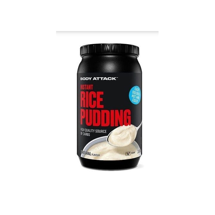 Ryžių pudingas Body Attack Instant 1000 g