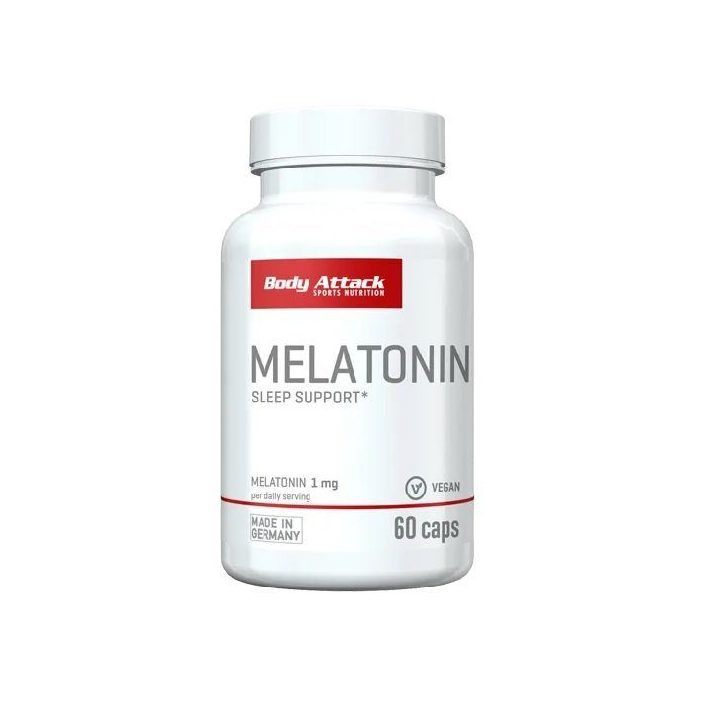 Melatonino kapsulės Body Attack 60 vnt.