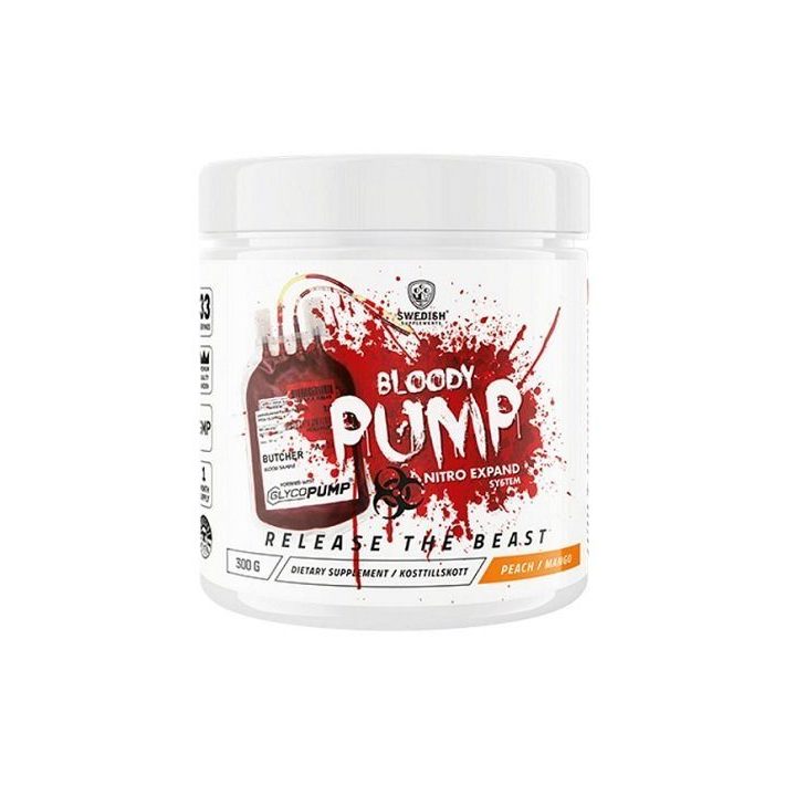 Treniruočių booster Swedish Supplements Bloody Pump 300 g