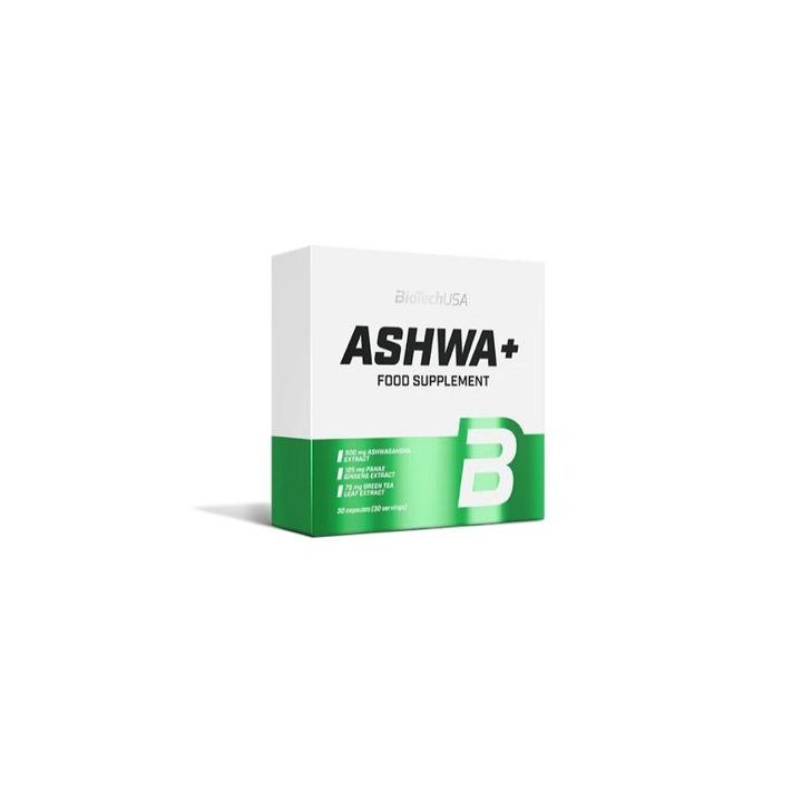 Ashwa+ kapsulės BioTech 30 kapsulių