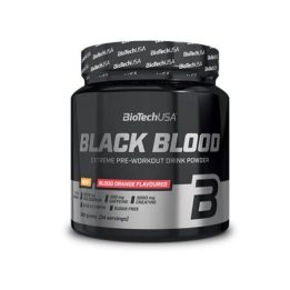 Pre-workout milteliai BioTechUSA Black Blood NOX+ 340 g, kraujo apelsinų skonio