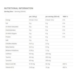 Pre-workout gėrimas Applied Nutrition ABE RTD 12 × 330 ml, Blue Lagoon skonio