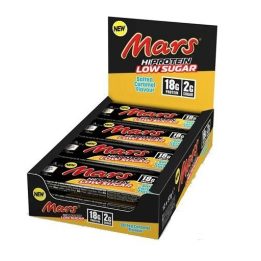 Baltyminiai batonėliai Mars Low Sugar High Protein 12 × 57 g, sūrios karamelės skonio