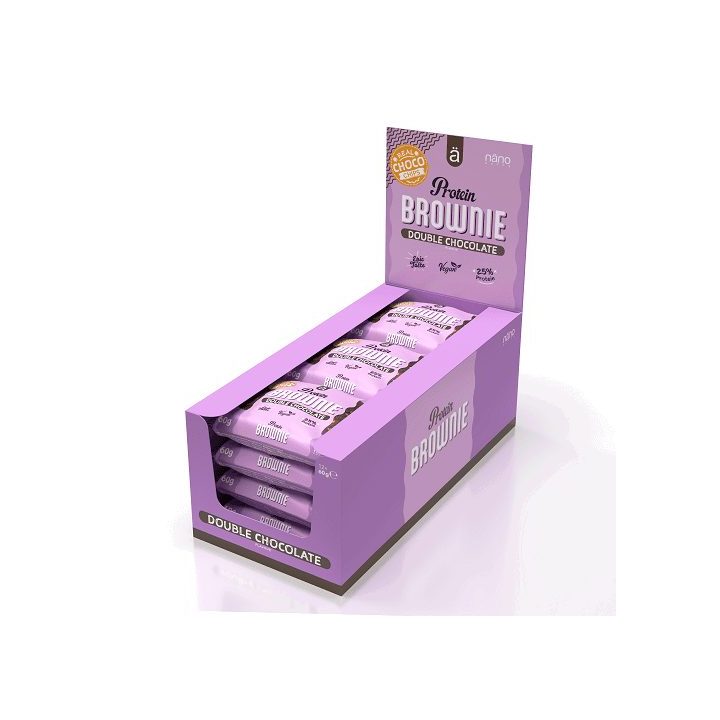 Baltyminis brownie Nanosupps 12 × 60 g