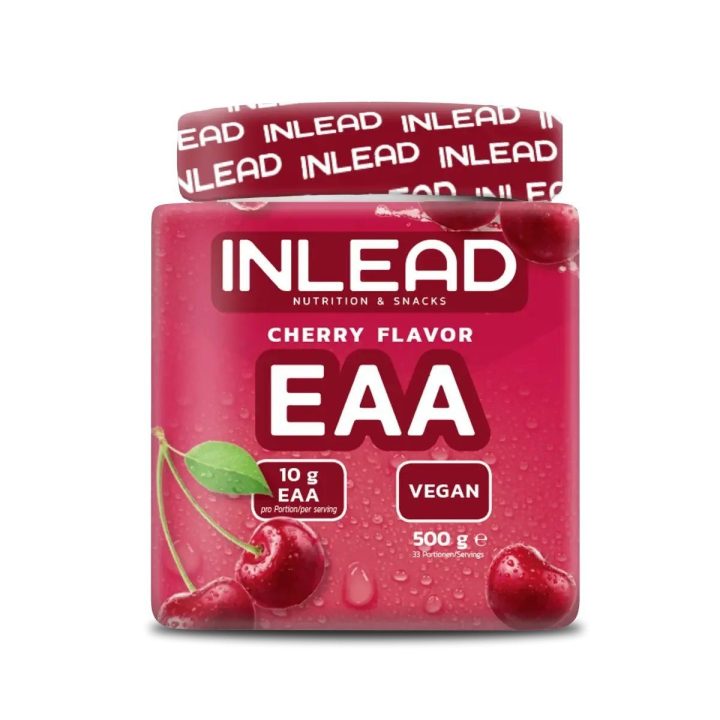 Amino rūgščių milteliai INLEAD EAA 500 g, vyšnių skonio