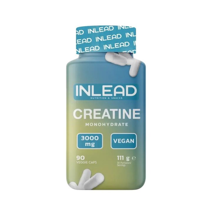 Kreatino monohidrato kapsulės INLEAD 90 kapsulių