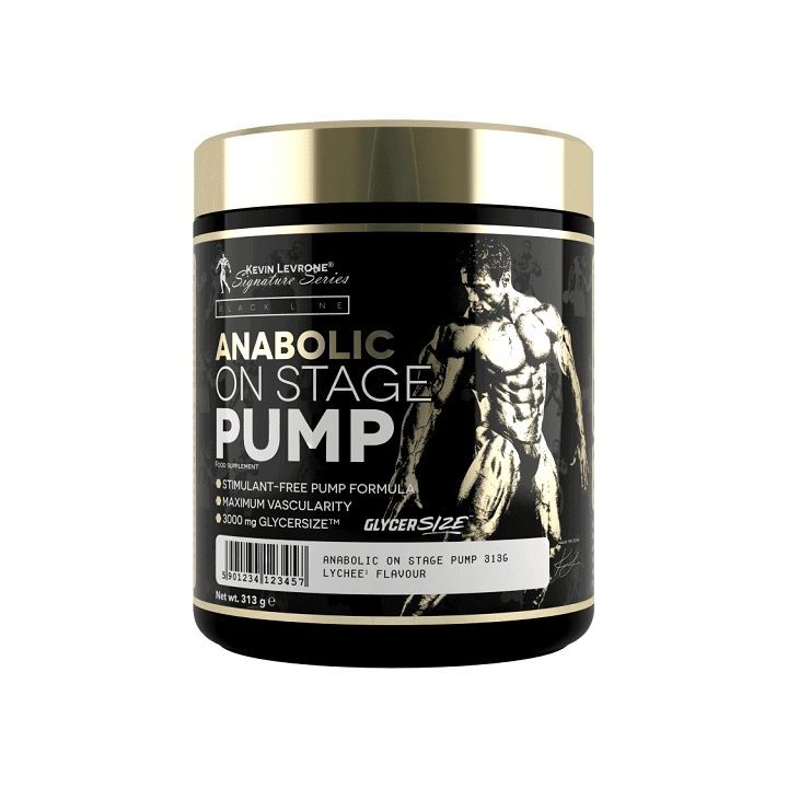 Treniruočių booster Kevin Levrone Anabolic on Stage Pump Sample 10 × 12,5 g