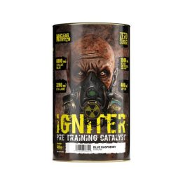 Pre-workout milteliai Nuclear Nutrition Igniter 10 × 17,5 g, mėlynių aviečių skonio