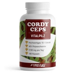 Cordyceps vitalpilz kapsulės ProFuel 180 vnt.