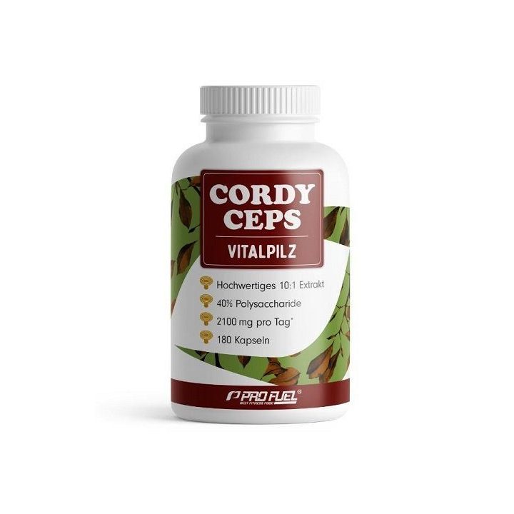 Cordyceps vitalpilz kapsulės ProFuel 180 vnt.